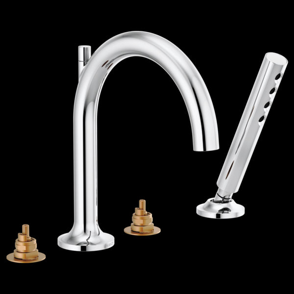 Brizo T67475-LHP Odin Roman Tub Faucet With Handshower - Less Handles