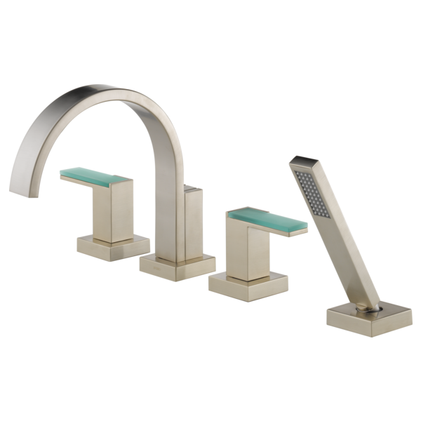 Brizo T67480-LHP Siderna Roman Tub Faucet With Hand Shower - Less Handles