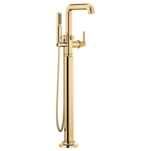 Brizo T70176-LHP Invari Single-Handle Floor Mount Tub Filler - Less Handle