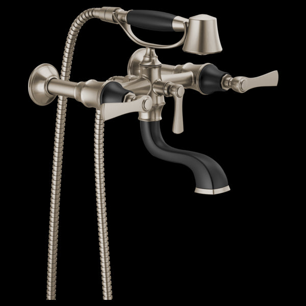 Brizo T70360 Rook Two-Handle Tub Filler Trim Kit With Lever Handles