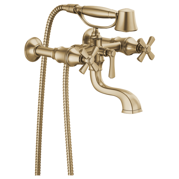 Brizo T70361 Rook Two-Handle Tub Filler Trim Kit With Cross Handles - Parent