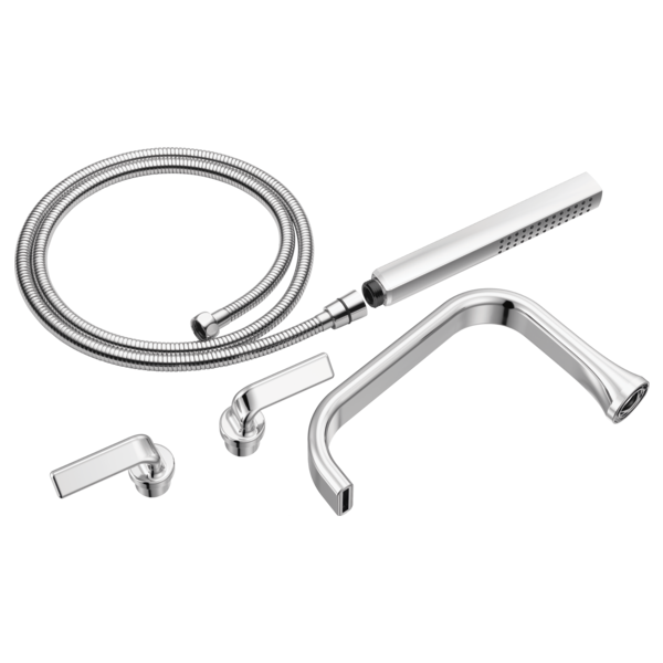 Brizo T70367 Allaria Two-Handle Tub Filler Trim Kit With Twist Lever Handles