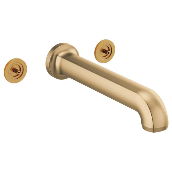 Brizo T70406-LHP Kintsu Two-Handle Wall Mount Tub Filler - Less Handles