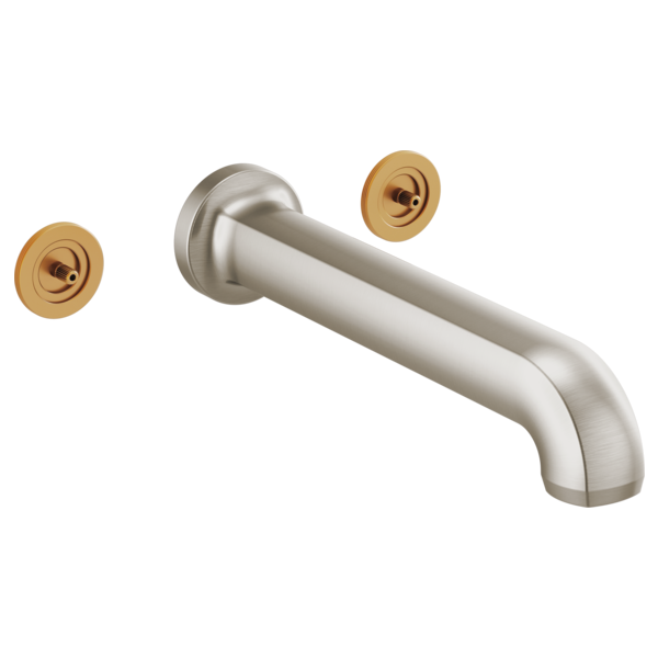 Brizo T70406-LHP Kintsu Two-Handle Wall Mount Tub Filler - Less Handles