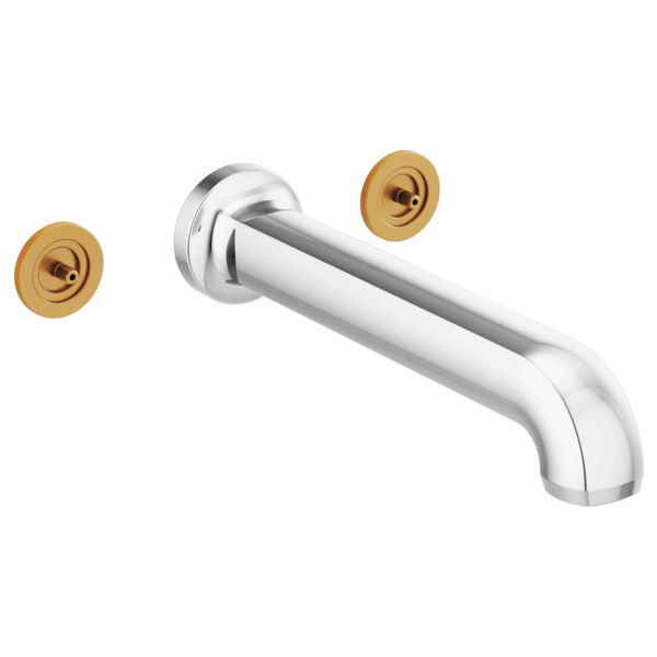 Brizo T70406-LHP Kintsu Two-Handle Wall Mount Tub Filler - Less Handles