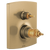 Brizo T75506-LHP Kintsu Tempassure Thermostatic Valve Trim With Integrated 3-Function Diverter Trim - Less Handles
