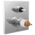 Brizo T75522-LHP Frank Lloyd Wright Tempassure Thermostatic Valve With 3-Function Integrated Diverter Trim - Less Handles