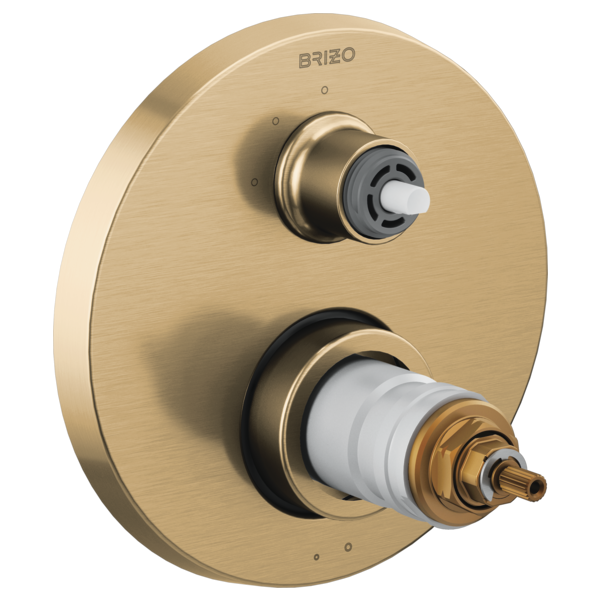Brizo T75535-LHP Litze Tempassure Thermostatic Valve With 3-Function Diverter Trim - Less Handles