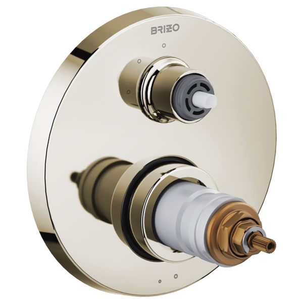 Brizo T75535-LHP Litze Tempassure Thermostatic Valve With 3-Function Diverter Trim - Less Handles