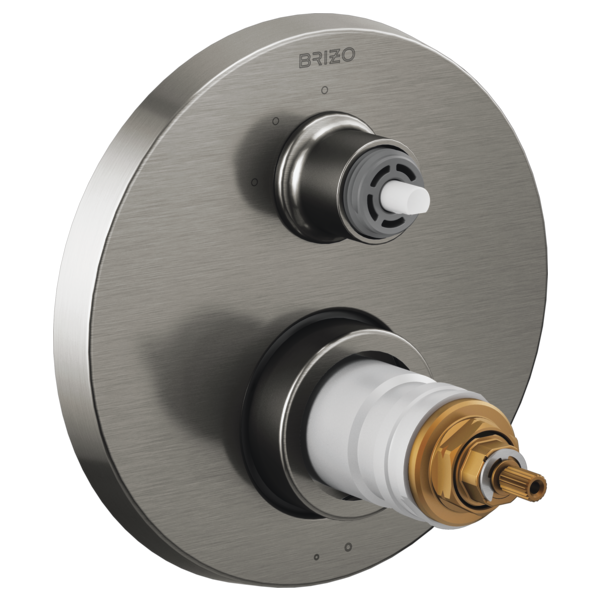 Brizo T75535-LHP Litze Tempassure Thermostatic Valve With 3-Function Diverter Trim - Less Handles