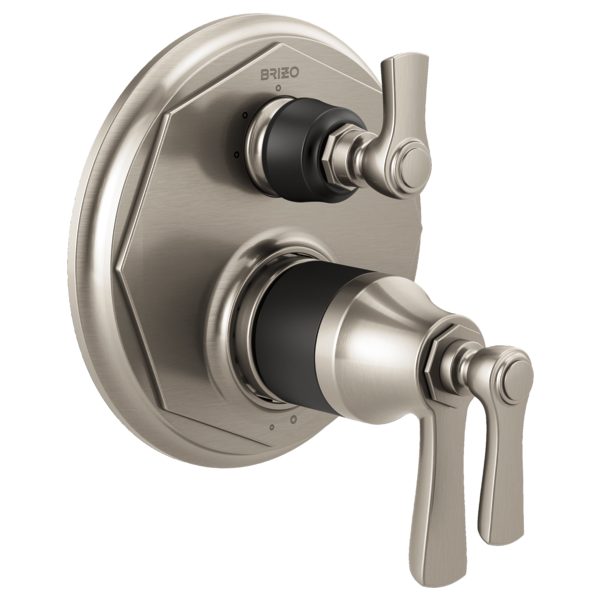 Brizo T75561 Rook Tempassure Thermostatic Valve With 3-Function Diverter Trim