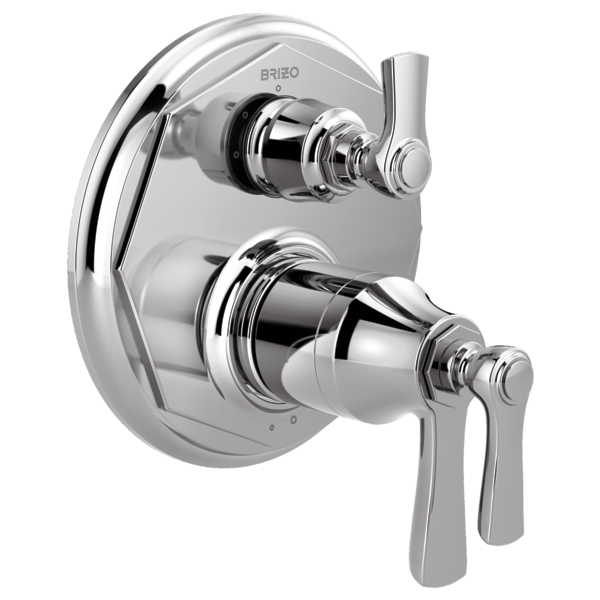 Brizo T75561 Rook Tempassure Thermostatic Valve With 3-Function Diverter Trim
