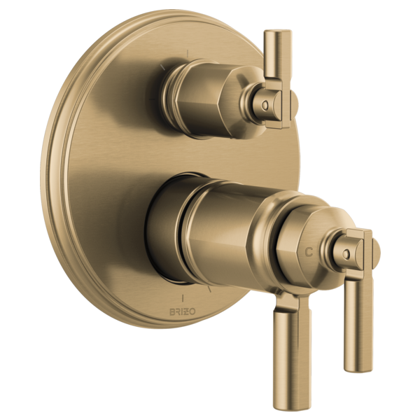 Brizo T75576 Invari Tempassure Thermostatic Valve With Integrated 3-Function Diverter Trim - Parent