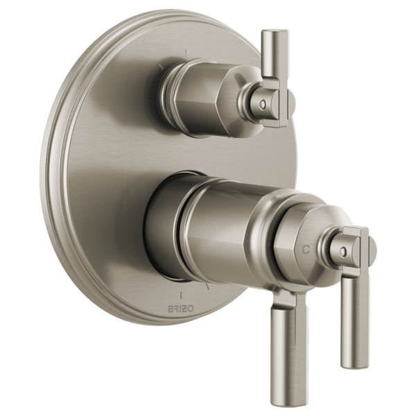 Brizo T75576 Invari Tempassure Thermostatic Valve With Integrated 3-Function Diverter Trim
