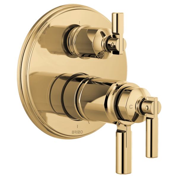 Brizo T75576 Invari Tempassure Thermostatic Valve With Integrated 3-Function Diverter Trim