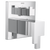 Brizo T75580 Siderna Tempassure Thermostatic Valve With Integrated 3-Function Diverter Trim