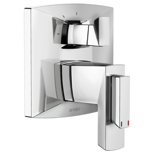 Brizo T75588 Vettis Tempassure Thermostatic Valve With Integrated 3-Function Diverter Trim