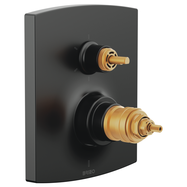 Brizo T75606-LHP Kintsu Tempassure Thermostatic Valve Trim With Integrated 6-Function Diverter Trim - Less Handles - Parent