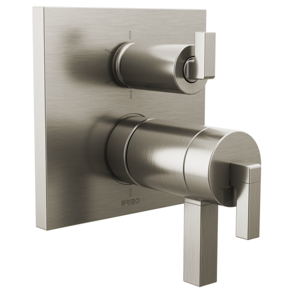 Brizo T75622-LHP Frank Lloyd Wright Tempassure Thermostatic Valve With 6-Function Integrated Diverter Trim - Less Handles