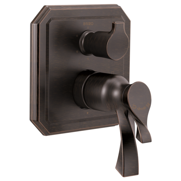 Brizo T75630 Virage Tempassure Thermostatic Valve With Integrated 6-Function Diverter Trim