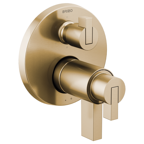Brizo T75635-LHP Litze Tempassure Thermostatic Valve With 6-Function Diverter Trim - Less Handles