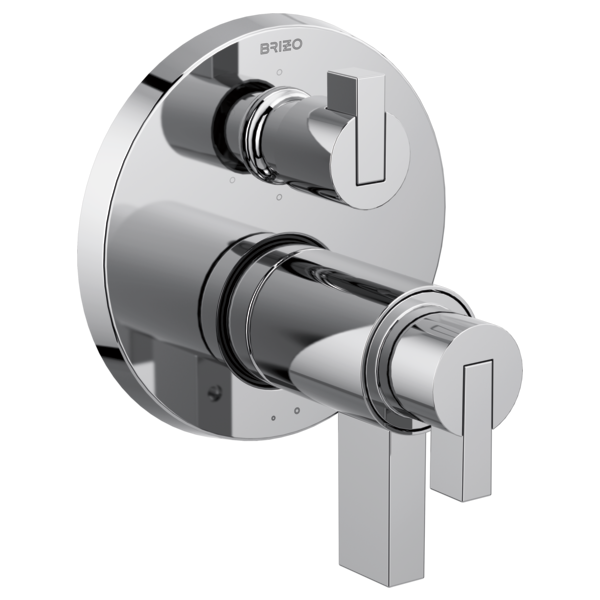 Brizo T75635-LHP Litze Tempassure Thermostatic Valve With 6-Function Diverter Trim - Less Handles