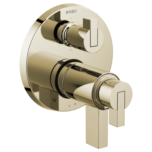 Brizo T75635-LHP Litze Tempassure Thermostatic Valve With 6-Function Diverter Trim - Less Handles