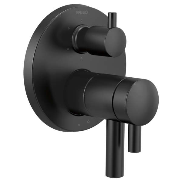 Brizo T75675-BL Jason wu for tempassure thermostatic valve with integrated 6-function diverter trim