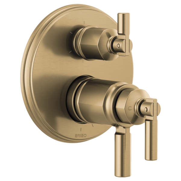 Brizo T75676 Invari Tempassure Thermostatic Valve With Integrated 6-Function Diverter Trim - Parent