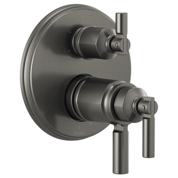 Brizo T75676 Invari Tempassure Thermostatic Valve With Integrated 6-Function Diverter Trim