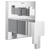 Brizo T75680 Siderna Tempassure Thermostatic Valve With Integrated 6-Function Diverter Trim