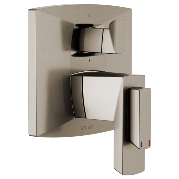 Brizo T75688 Vettis Tempassure Thermostatic Valve With Integrated 6-Function Diverter Trim