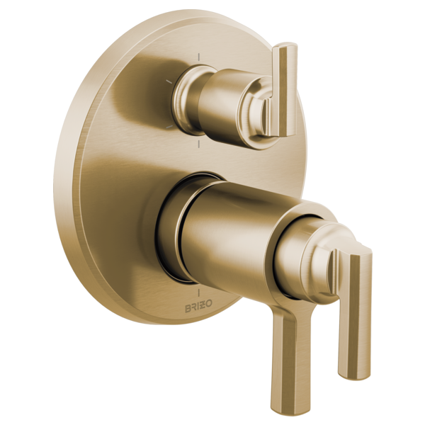 Brizo T75698 Levoir Tempassure Thermostatic Valve With Integrated 6-Function Diverter Trim