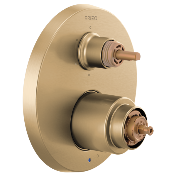 Brizo T75P675-LHP Odin Pressure Balance Valve With Integrated 6-Function Diverter Trim - Less Handles
