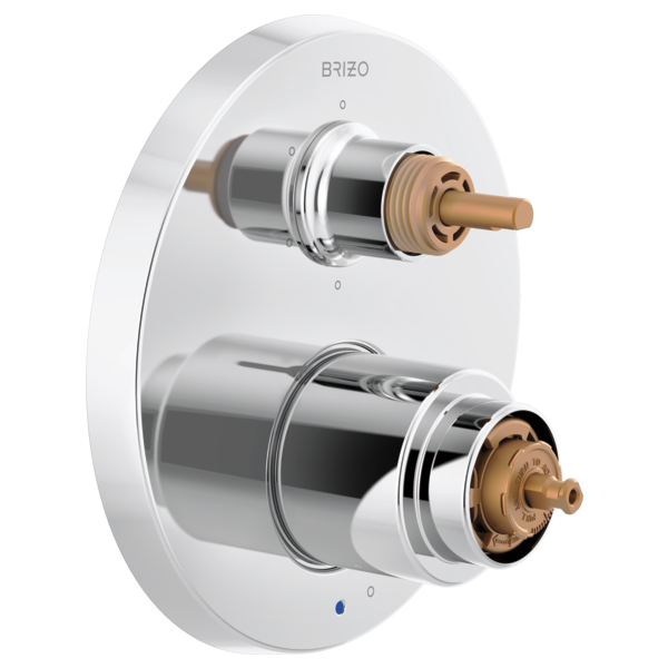 Brizo T75P675-LHP Odin Pressure Balance Valve With Integrated 6-Function Diverter Trim - Less Handles