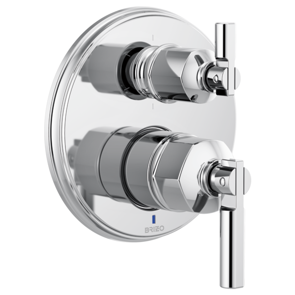 Brizo T75P676-LHP Invari Pressure Balance Valve With Integrated 6-Function Diverter Trim - Less Handles