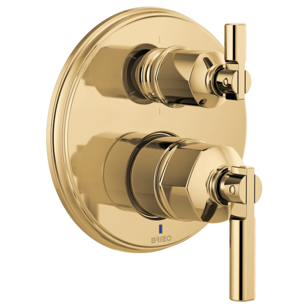 Brizo T75P676-LHP Invari Pressure Balance Valve With Integrated 6-Function Diverter Trim - Less Handles