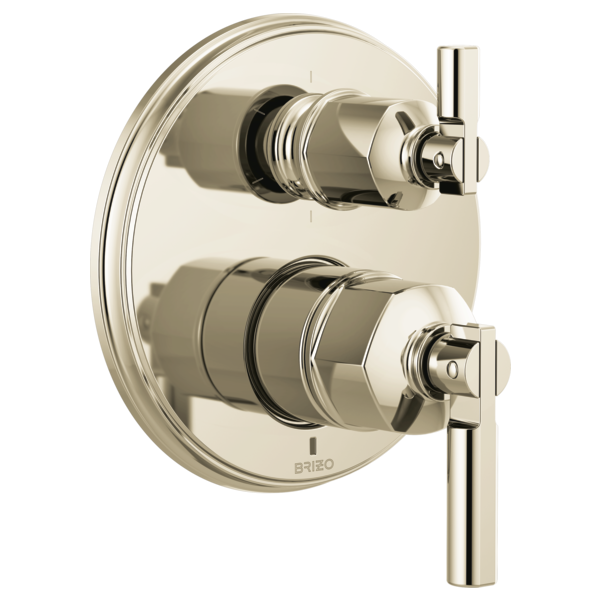 Brizo T75P676-LHP Invari Pressure Balance Valve With Integrated 6-Function Diverter Trim - Less Handles
