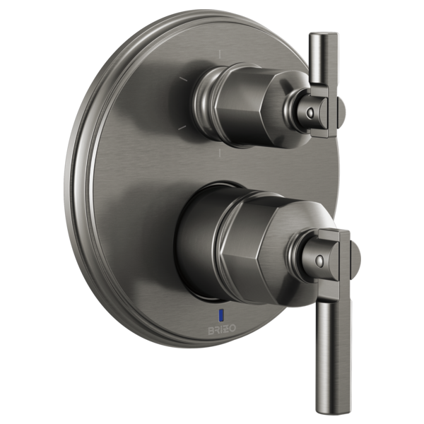 Brizo T75P676-LHP Invari Pressure Balance Valve With Integrated 6-Function Diverter Trim - Less Handles