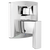 Brizo T75P688 Vettis Pressure Balance Valve With Integrated 6-Function Diverter Trim