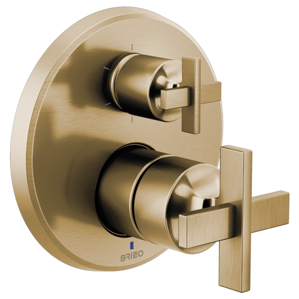 Brizo T75P698-LHP Levoir Pressure Balance Valve With Integrated 6-Function Diverter Trim - Less Handles