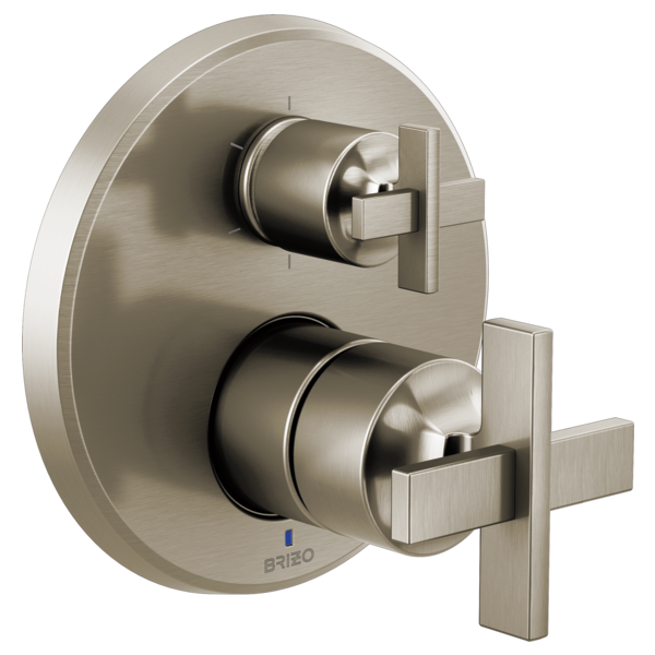 Brizo T75P698-LHP Levoir Pressure Balance Valve With Integrated 6-Function Diverter Trim - Less Handles