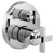 Brizo T75P698-LHP Levoir Pressure Balance Valve With Integrated 6-Function Diverter Trim - Less Handles