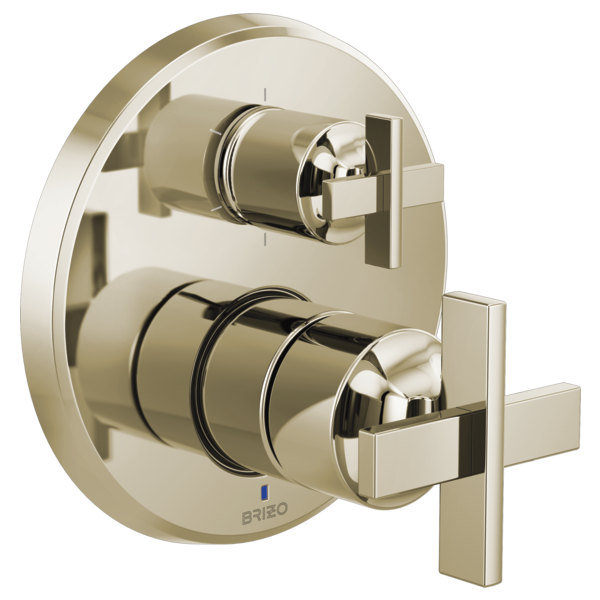 Brizo T75P698-LHP Levoir Pressure Balance Valve With Integrated 6-Function Diverter Trim - Less Handles
