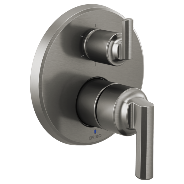 Brizo T75P698-LHP Levoir Pressure Balance Valve With Integrated 6-Function Diverter Trim - Less Handles