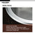 Houzer BSG-3018 Belleo 32 Inch Stainless Steel Drop-In Topmount Single Bowl Kitchen Sink