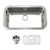 Houzer BSG-3018 Belleo 32 Inch Stainless Steel Drop-In Topmount Single Bowl Kitchen Sink