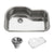 Houzer BSH-3200 Belleo 32 Inch Stainless Steel Drop-In Topmount Single Bowl Offset Kitchen Sink