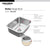 Houzer Belleo Stainless Steel Drop-in Topmount Single Bowl Kitchen Sink - Parent