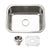 Houzer Belleo Stainless Steel Drop-in Topmount Single Bowl Kitchen Sink - Parent